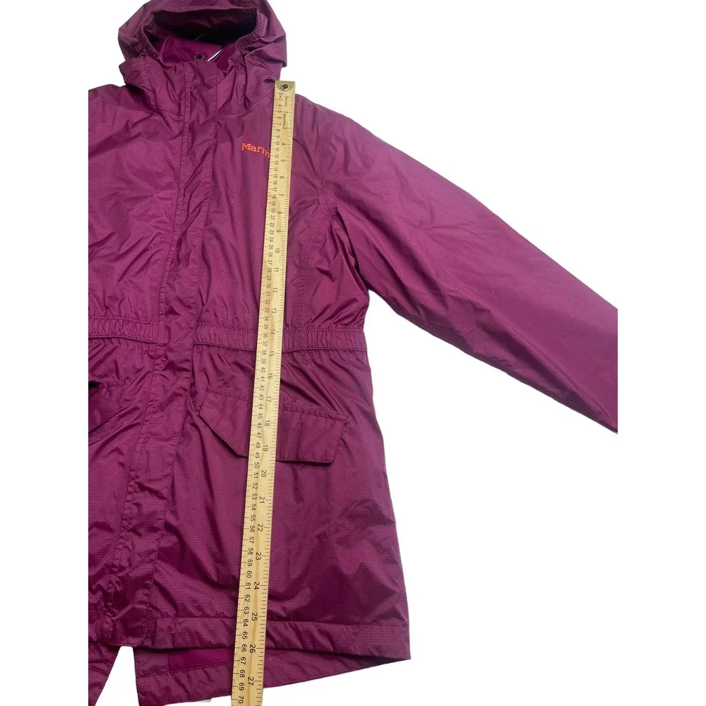 Marmot Girls Precip Eco Comp Ski Jacket Purple‎ Berry With Removable Fleece XL